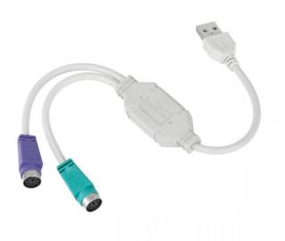 Kabel adapter mysz - klawiatura USB - PS2 INTEX