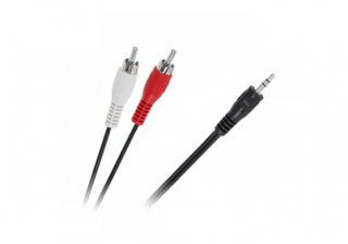 Kabel JACK 3,5-2 x RCA 10m (KPO2747-10)