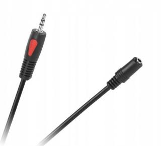 Kabel jack 3.5 wtyk-gniazdo 1.0m Cabletech Eco-Lin