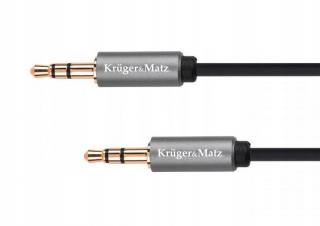 Kabel jack 3.5 wtyk wtyk stereo KrugerMatz 1m