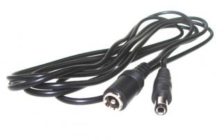 Kabel wtyk DC 2,5/5,5 - gniazdo DC 2,5/5,5 2,0m