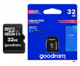 Karta pamięci microSD 32GB UHS-I Goodram z adapter