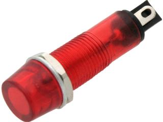 KONTROLKA Neonowa 9mm (czerwona) 230V (0651#)