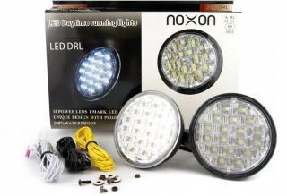 Światła LED do jazdy dziennej NOXON 90mm okrągłe