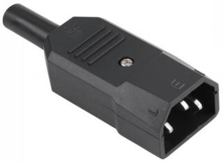 Wtyk AC 3PIN na kabel komputerowy (WTY0120)