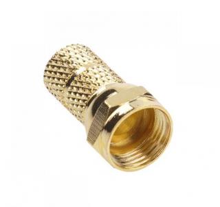 Wtyk SAT F/6,8mm/GOLD CU - (WTY0453)