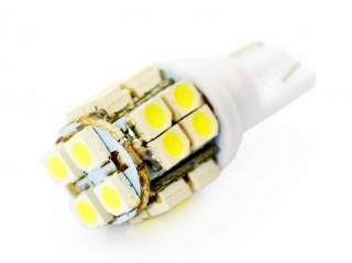 Żarówka LED T10 / W5W 10mm 20 SMD 1210 12V zimna