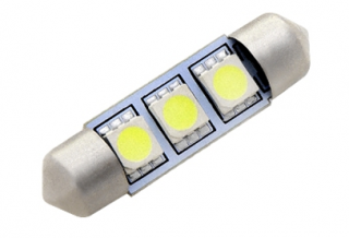 Żarówka samochodowa LED C5W 31mm 3 x 5050 12V