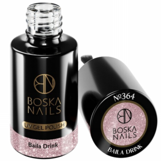 Boska Nails Lakier Hybrydowy do paznokci brokatowy No 364 Baila Secret 6ml