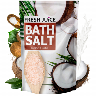Fresh Juice Sól do kąpieli Coconut  Orchid 500g salt bath kokosowa