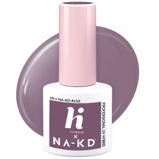 HI HYBRID #210 Lakier Hybrydowy DUSTY PINK 5ml