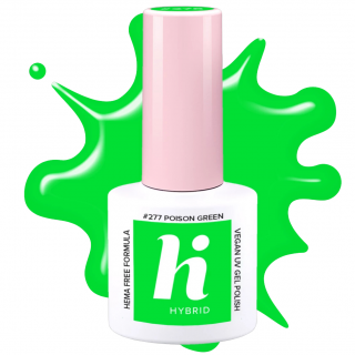 HI HYBRID #277 Lakier Hybrydowy Poison Green 5ml