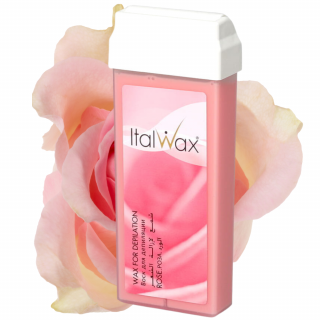 ITALWAX Wosk do depilacji w rolce Róża 100ml