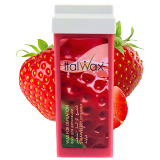 ITALWAX Wosk do depilacji w rolce Strawberry 100ml