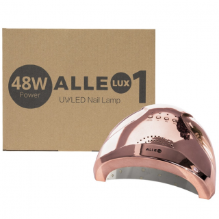 Lampa UV/LED 48W AlleLux 1 Różowe Złoto
