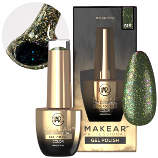 Makear S15 Glitterin Lakier hybrydowy do paznokci House of Magic 8ml