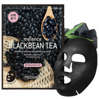 Mediheal Meience Maska w płachcie Blackbean Tea czarna czarna maseczka