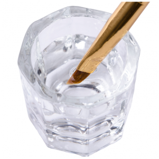 Naczynko Kosmetyczny Kieliszek szklany do henny liquidu do akrylożelu