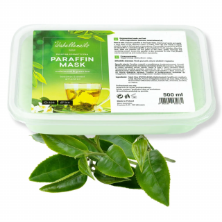 Parafina kosmetyczna do stóp dłoni 500ml zapachowa ZIELONA HERBATA green tea