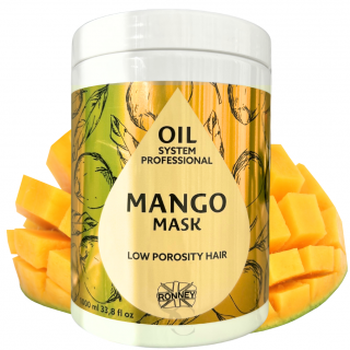 Ronney maska do włosów niskoporowatych Mango 1000ml Low porosity hair