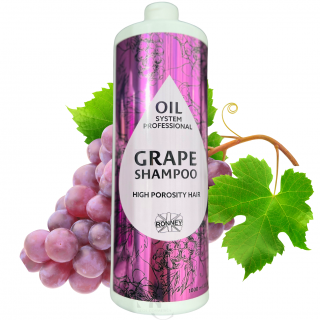 Ronney szampon do włosów wysokoporowatych Grape 1000ml High porosity hair