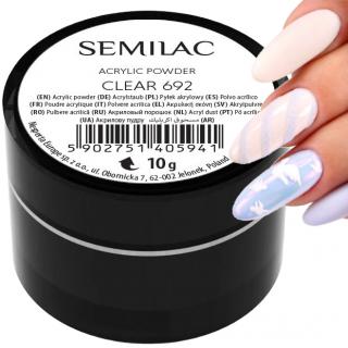 Semilac Acrylic Powder Clear 692 10g akryl