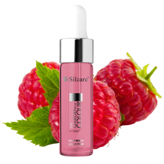 Silcare RASPBERRY Light Pink oliwka do skórek i paznokci 15ml Malinowa