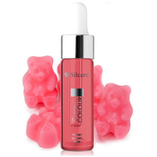 Silcare YUMMY GUMMY PINK oliwka do skórek i paznokci 15ml Guma Balonowa