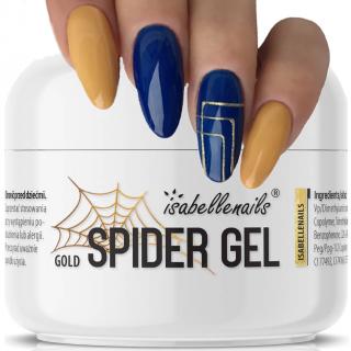 Spider gel ZŁOTY żel do zdobień ISABELLENAILS 5g