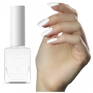 Yokaba Pure Vegan lakier klasyczny do paznokci 02 Simple White nail lacquer