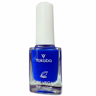Yokaba Pure Vegan lakier klasyczny do paznokci 24 Deep Blue nail lacquer