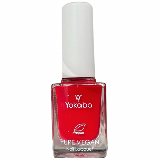 Yokaba Pure Vegan lakier klasyczny do paznokci 71 Chanel Red nail lacquer