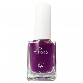Yokaba Pure Vegan lakier klasyczny do paznokci 75 Grape Vibe nail lacquer