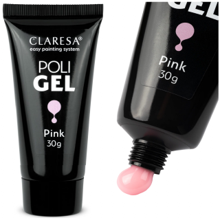 Żel budujący Claresa Poli Gel akrylożel PINK 30g