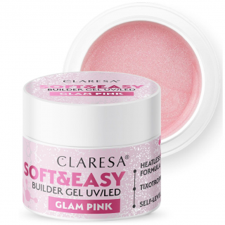 Żel budujący Claresa SoftEasy Builder Glam Pink 45g