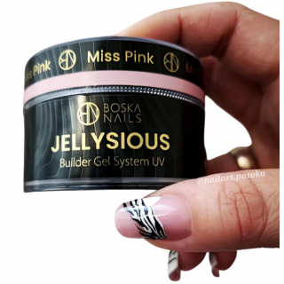 Żel budujący Galaretka Jellysious Miss Pink do paznokci Boska Nails 50ml