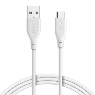 Kabel USB 2.0 typu C AmpCore BlitzWolf BW-TC12 1m biały