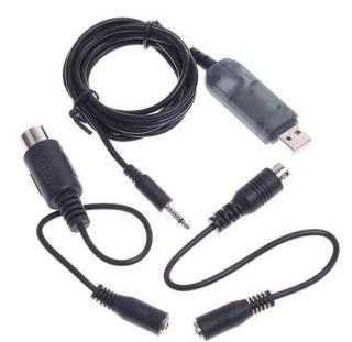 Uniwersalny kabel USB symulatora dla Futaba JR Esky - FlySky SM100 FMS