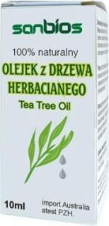 100% Olejek z drzewa herbacianego 10ml - Sanbios