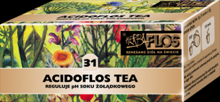 Acidoflos – ogranicza nadmierne wydzielanie soku żołądkowego nr.31 Fix 20sasz - Herba Flos