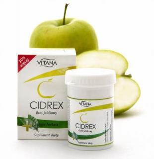 Cidrex plus -Ocet jabłkowy+ zielona herbata 40kaps - Vitana