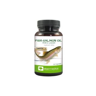 Fish salamon oil tran z łososia 60kaps - AlterMedica
