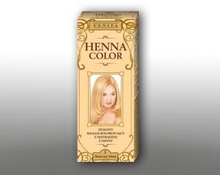 Henna Color - Ziołowy Balsam Koloryzujący z ekstraktem z henny 01 Słoneczny blond 75ml - Venita Balsam Koloryzujący z ekstraktem z henny Słoneczny blond
