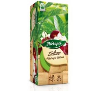Herbata zielona kwitnąca wiśnia Fix 20sasz - Herbapol Lublin