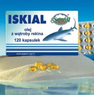 Iskial Olej z wątroby rekina tabletki 120szt - Naturell