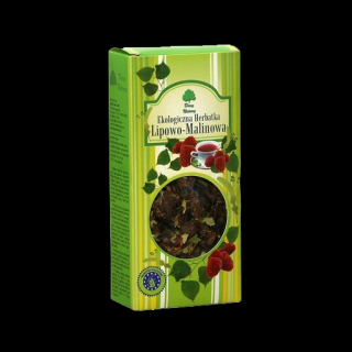 Malinowo-Lipowa Herbatka Ekologiczna 80g - Dary Natury