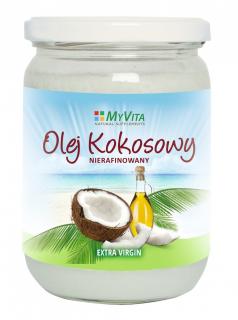 Olej kokosowy nierafinowany extra virgin 500ml - MyVita
