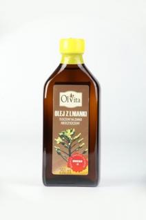 Olej z Lnianki - Rydzowy - tłoczony na zimno 250ml - Ol'Vita