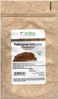 Pokrzywa indyjska ekstrakt 10% forskolina 10g - MyVita