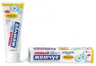 Rumiankowa pasta do zębów bez fluoru 50ml - Newskaja Kosmetika Rumiankowa pasta do zębów bez fluoru 50ml
